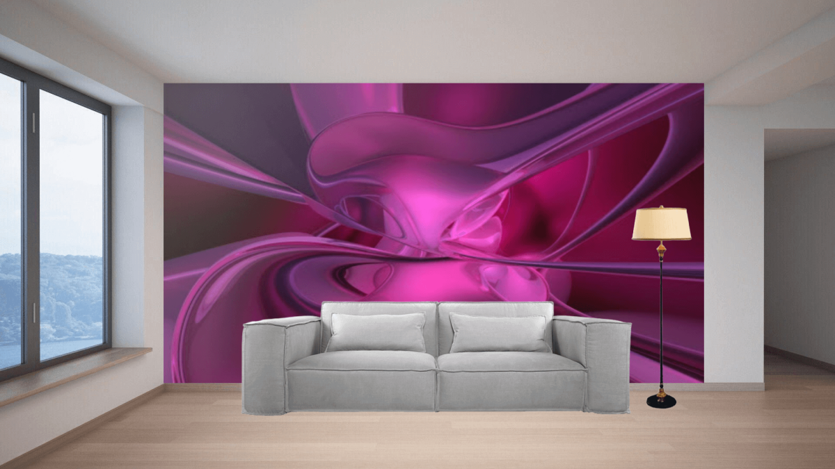 Натяжные стены с подсветкой