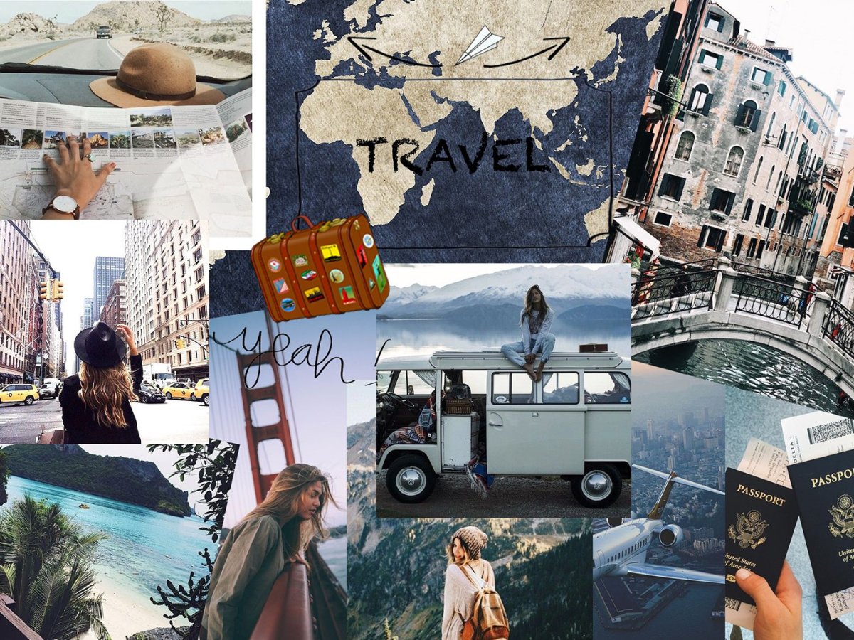 Moodboard путешествие