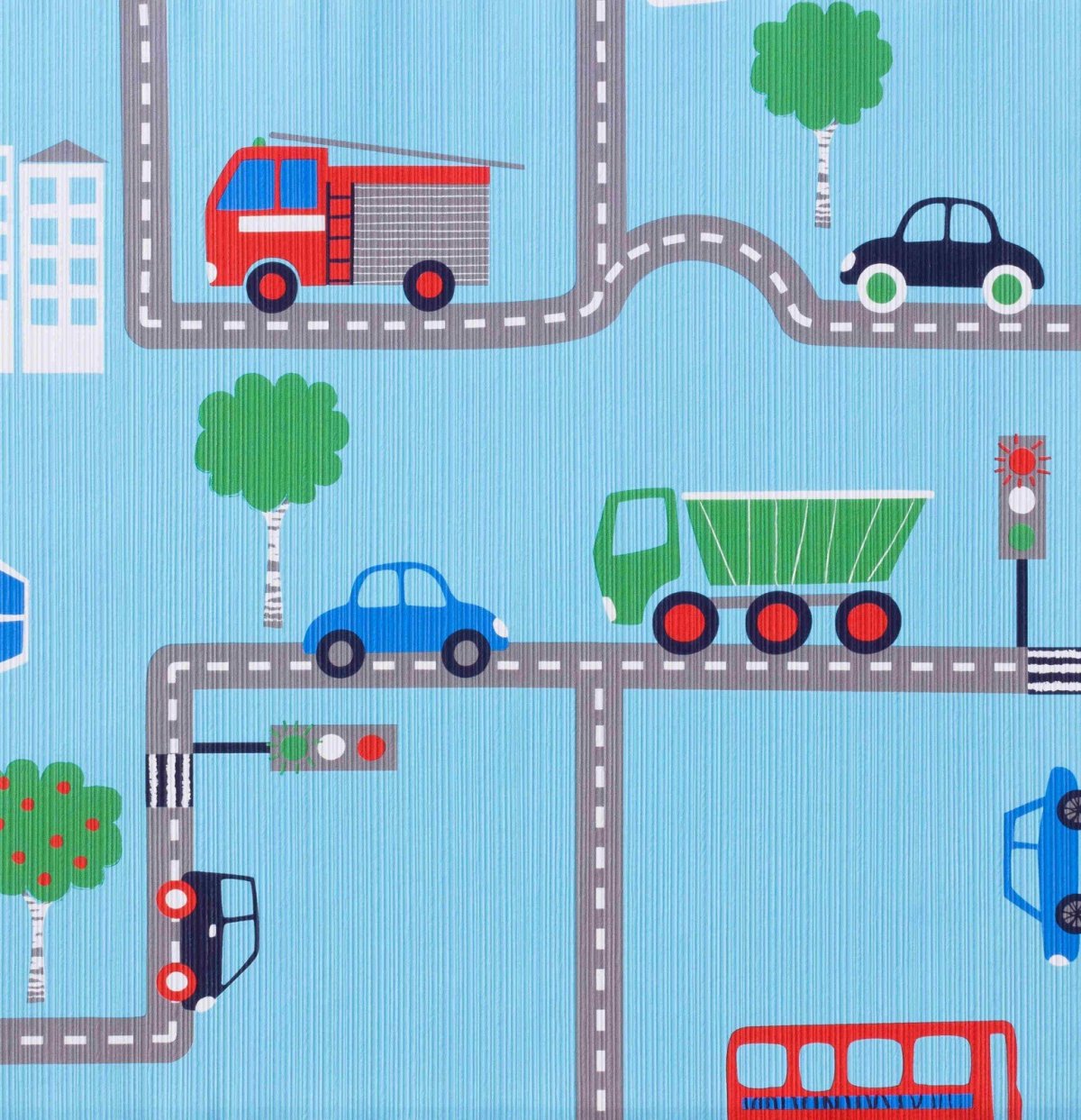 Обои с машинками для мальчика