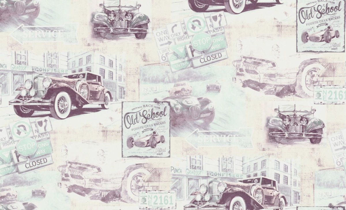 Обои на стену с машинками