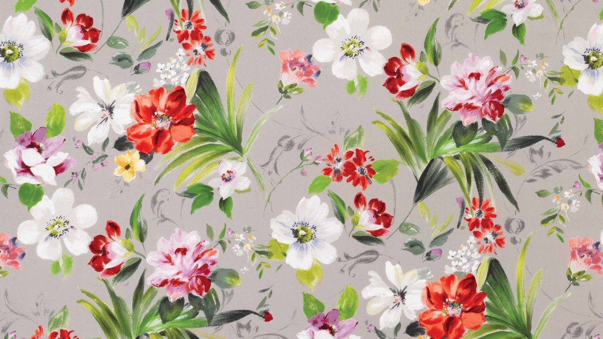 Настенные обои с цветами