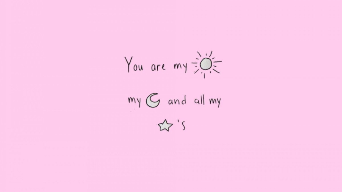 Обои с милыми надписями