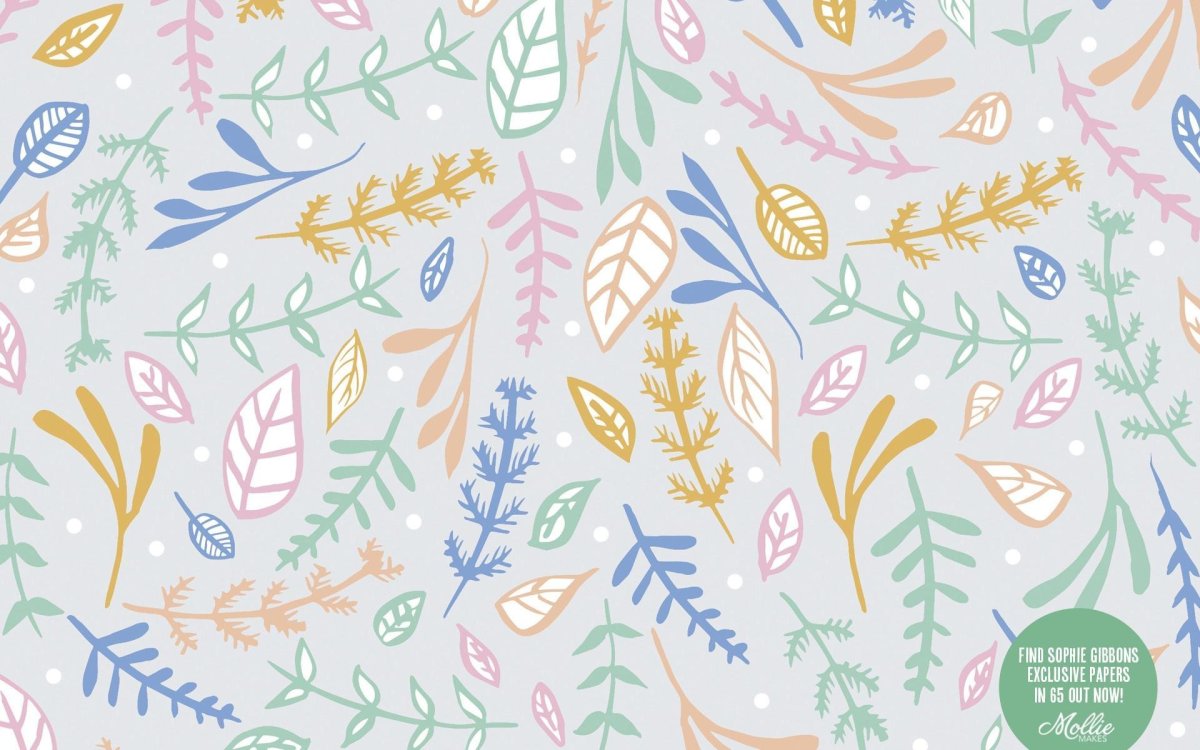 Фон пастельный растения