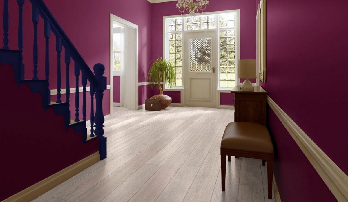 Сочетание цвета пола и стен