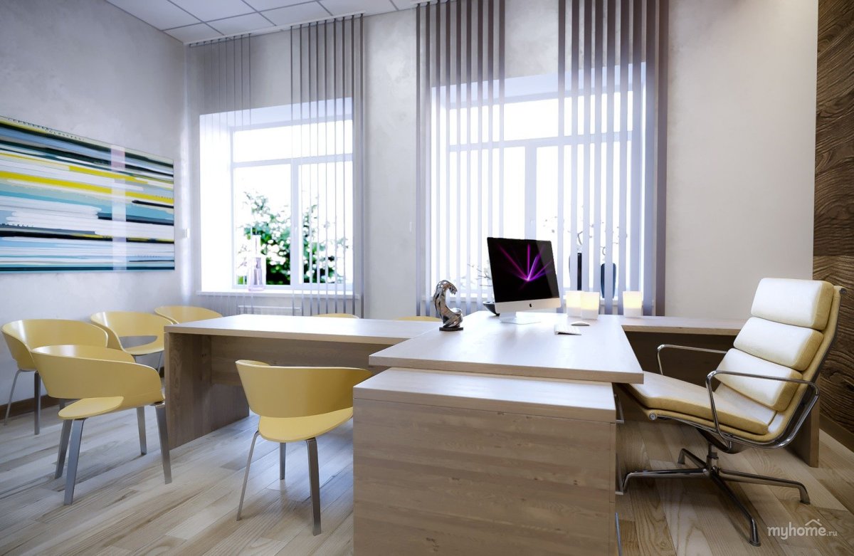 Офисный кабинет интерьер