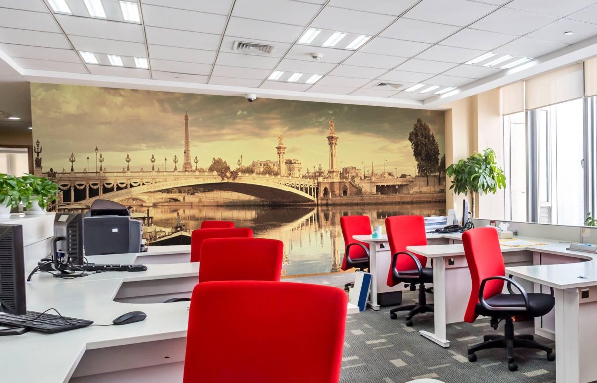 Фотообои в офисе