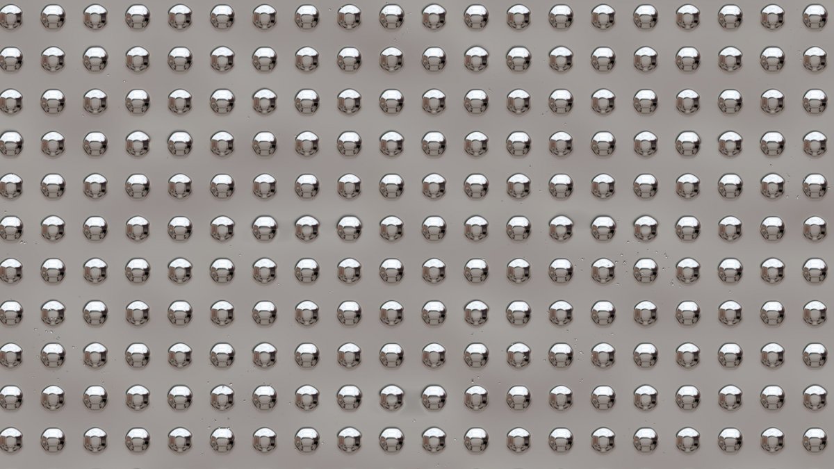 Металл с пупырышками