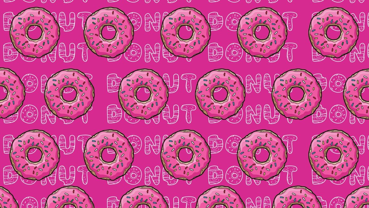 Пончики фон