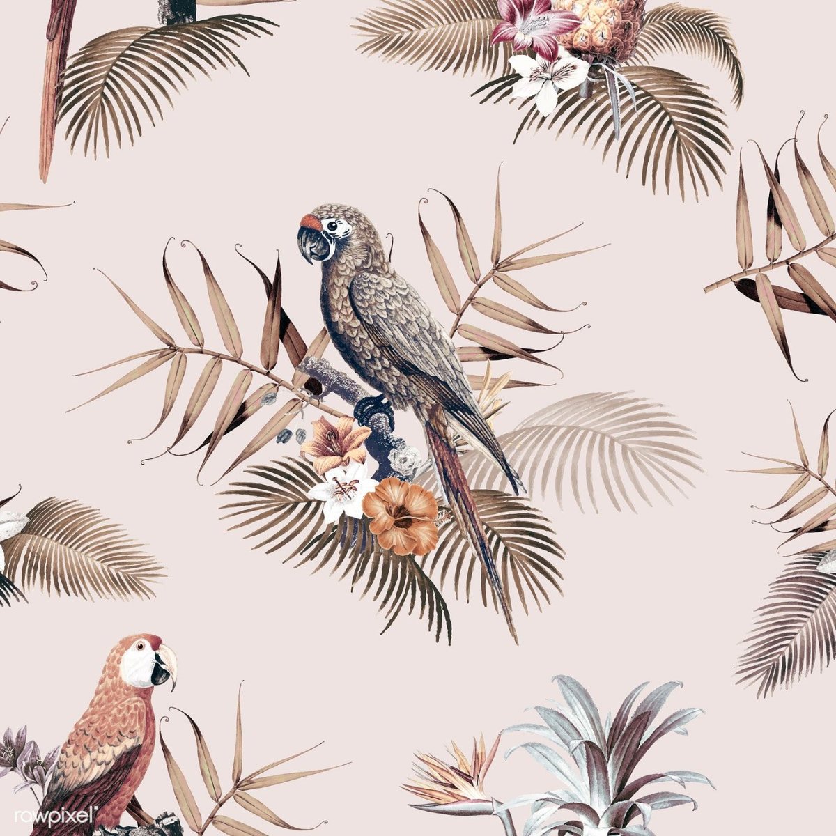 Паттерны с птицами