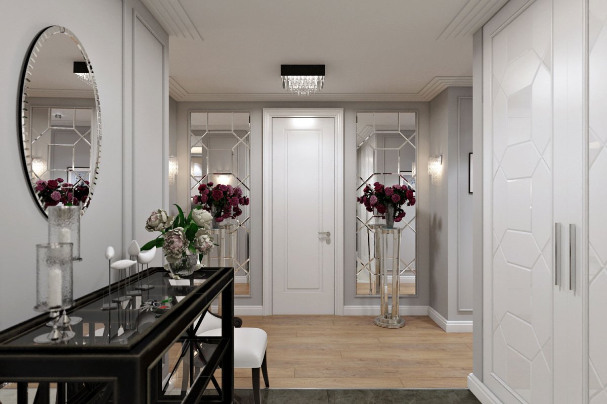 Гарда серебро зеркало фацет