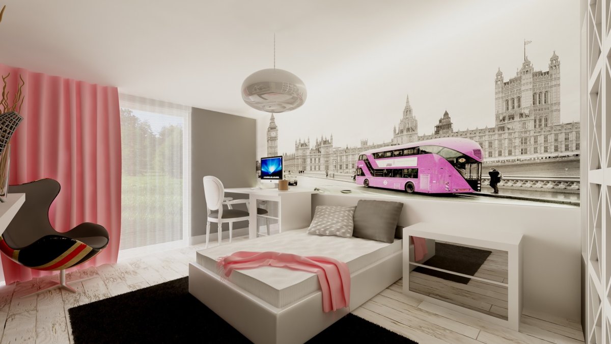 Комната для девушки в современном стиле