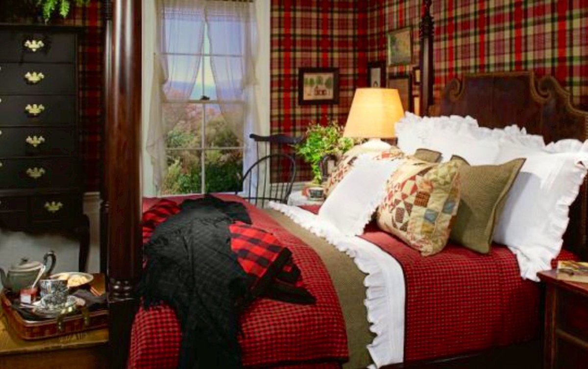 Тартан в интерьере