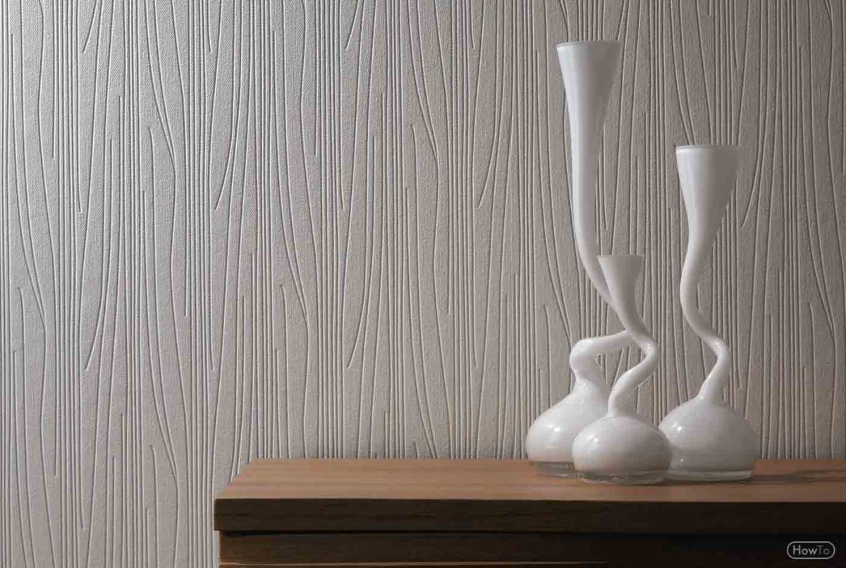 Фактурные обои под покраску в интерьере