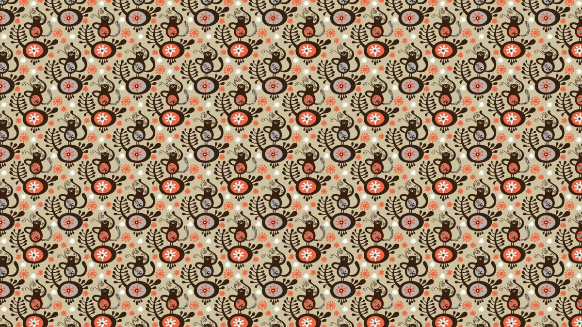 Паттерн в ретро стиле