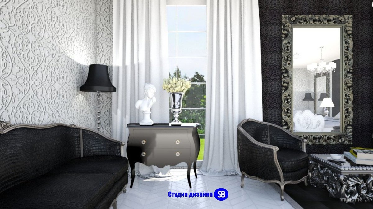 Обои арт деко в интерьере