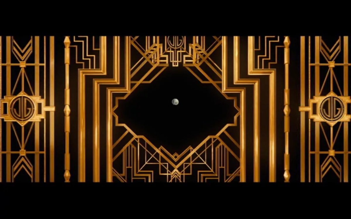 Ар деко Великий Гэтсби орнамент