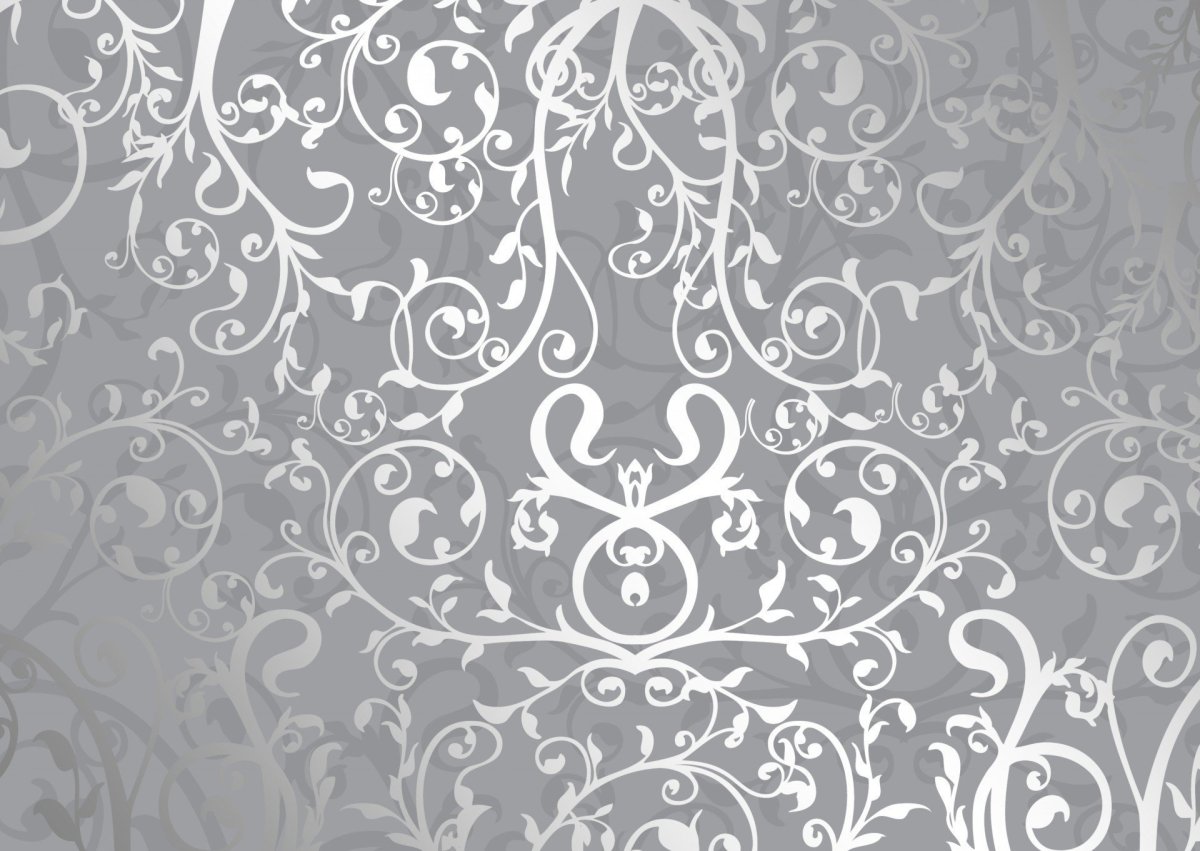Серый фон с узорами