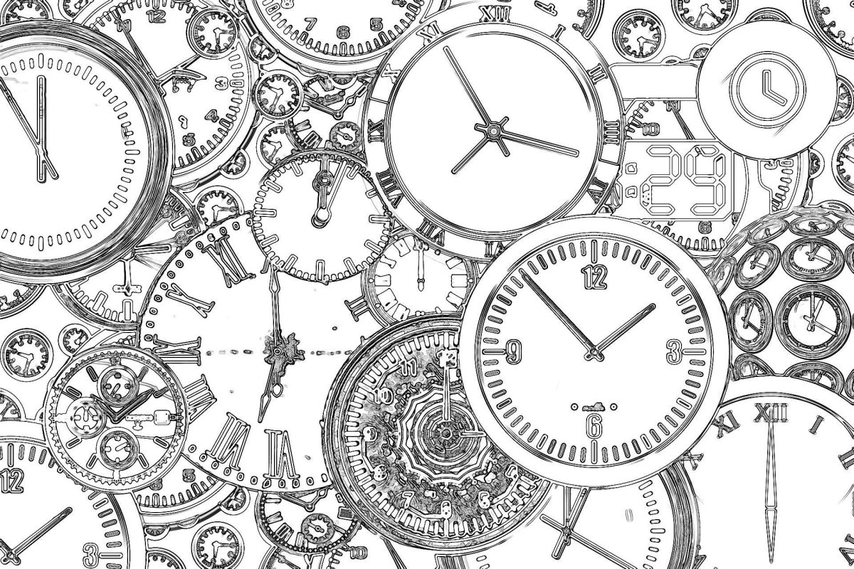 Паттерн с часами