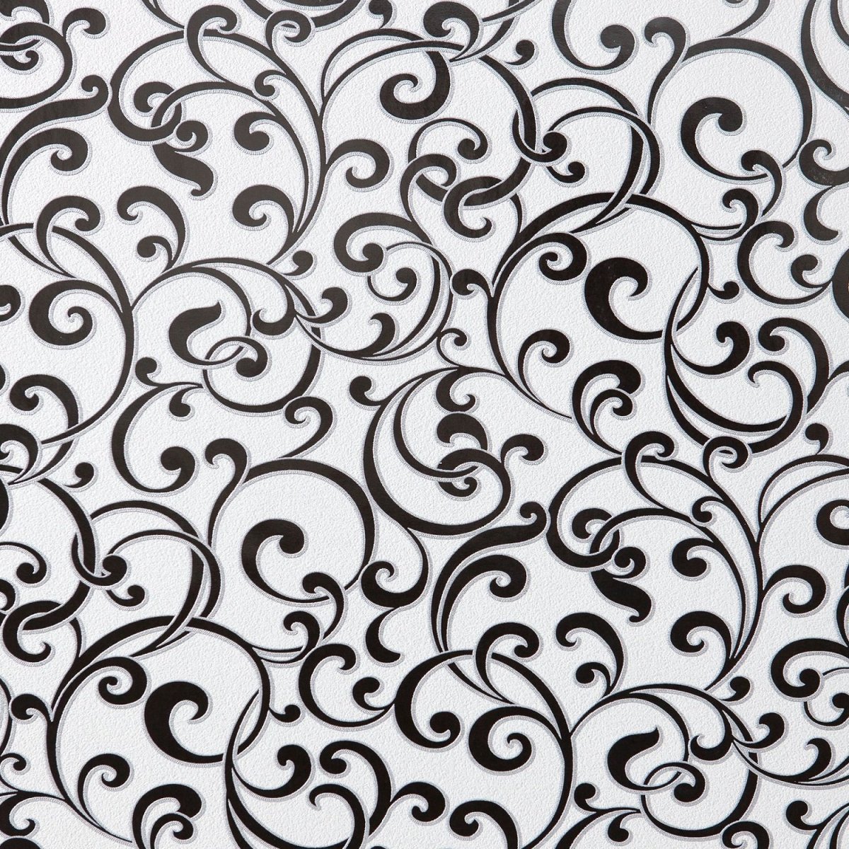 Обои белые с узором