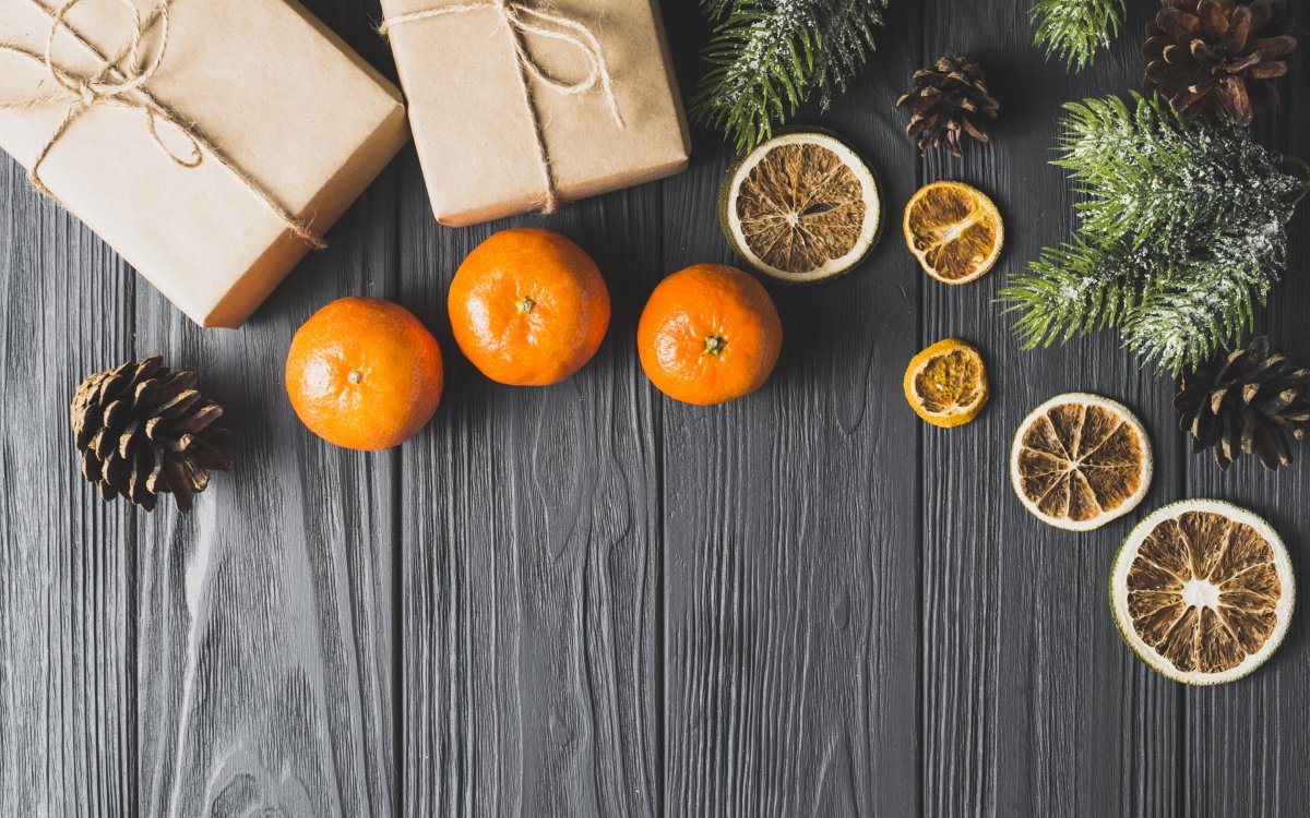 Новогодний апельсин