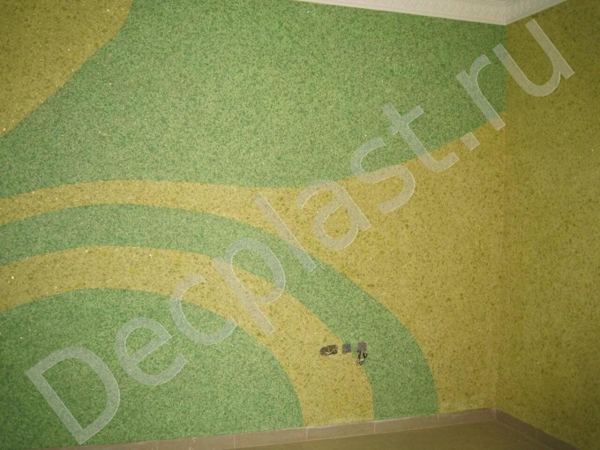 Волны жидкими обоями