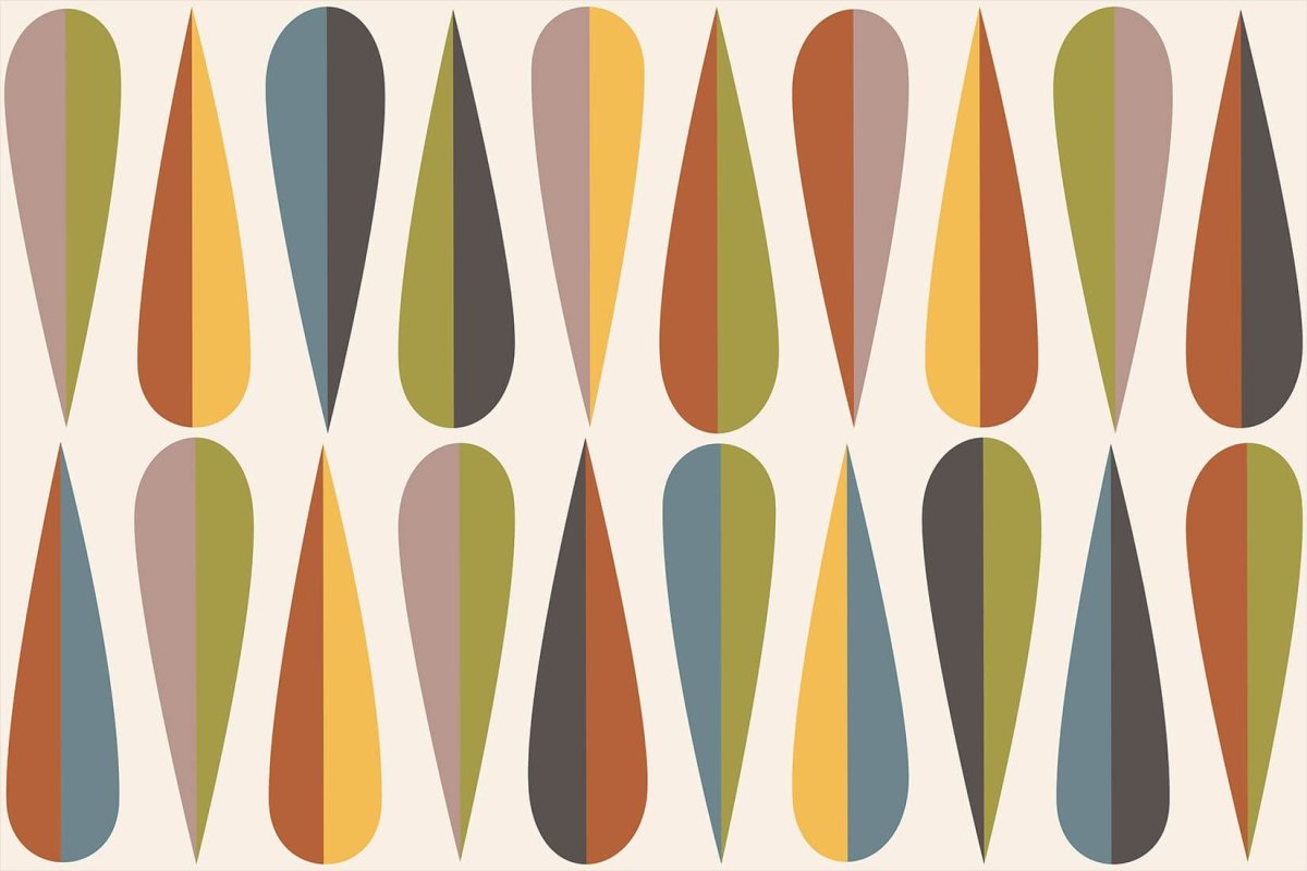 Ковер в стиле МИД сенчури