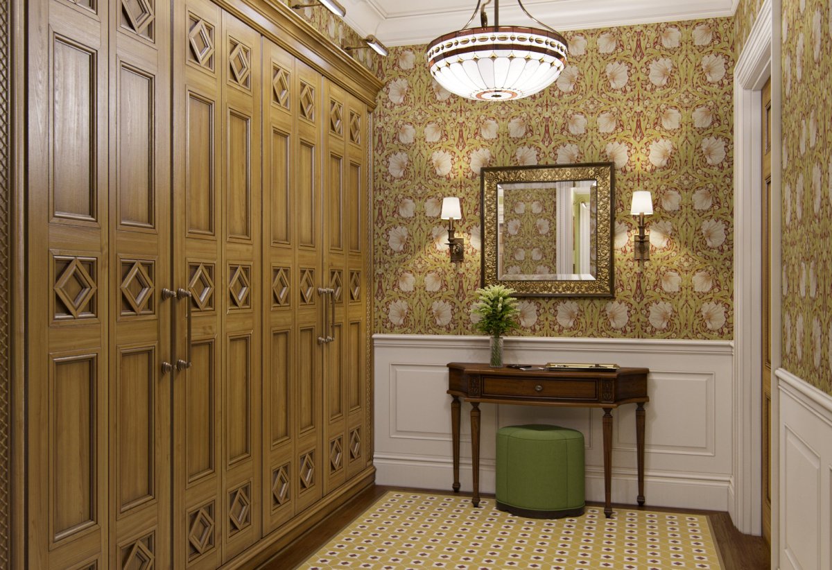 Отделка стен в классическом стиле