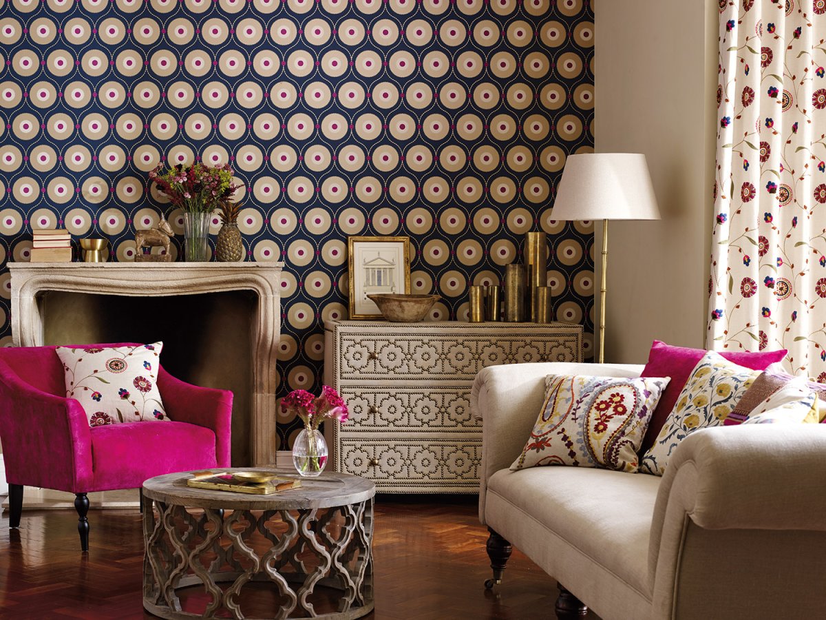 Модные обои для стен