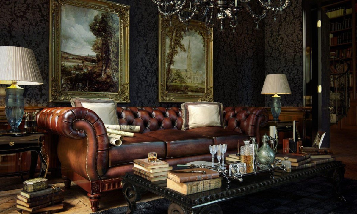 Английский Барокко интерьер Викторианский стиль