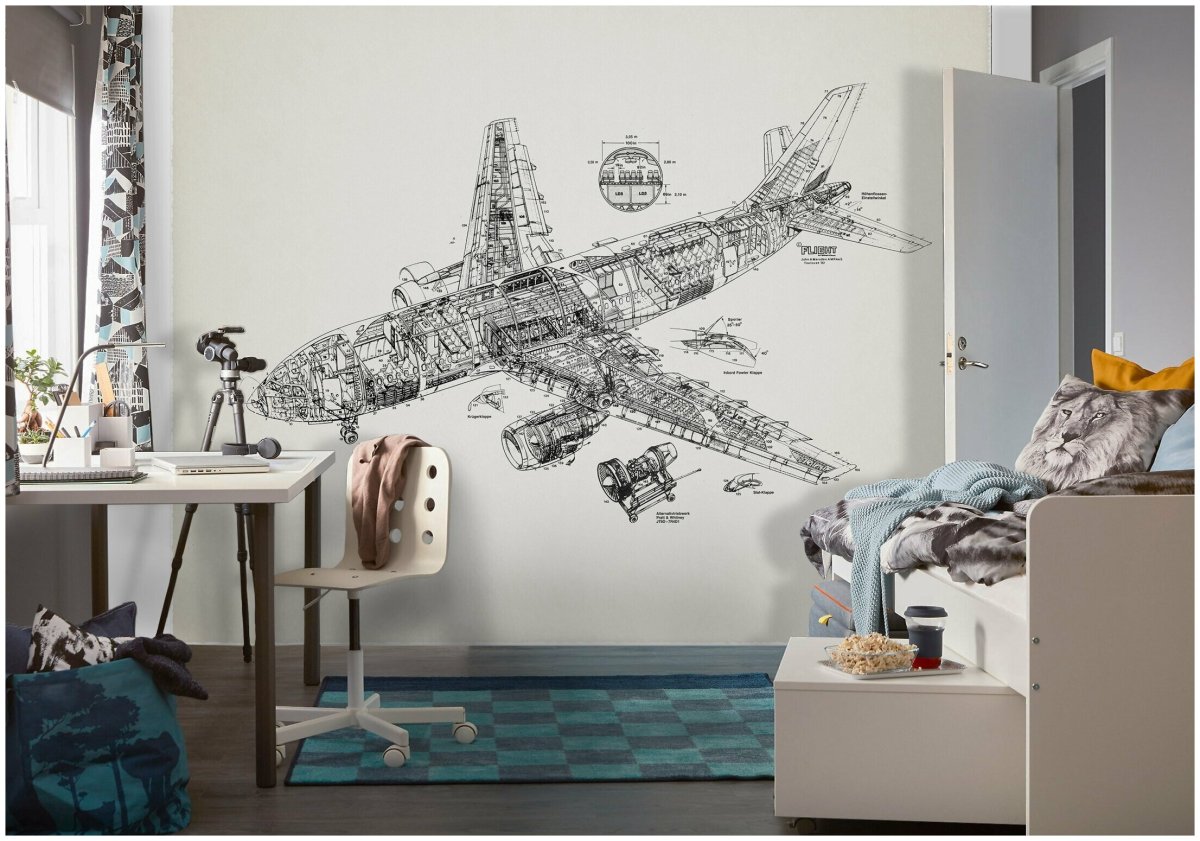 Фотообои самолеты на стену