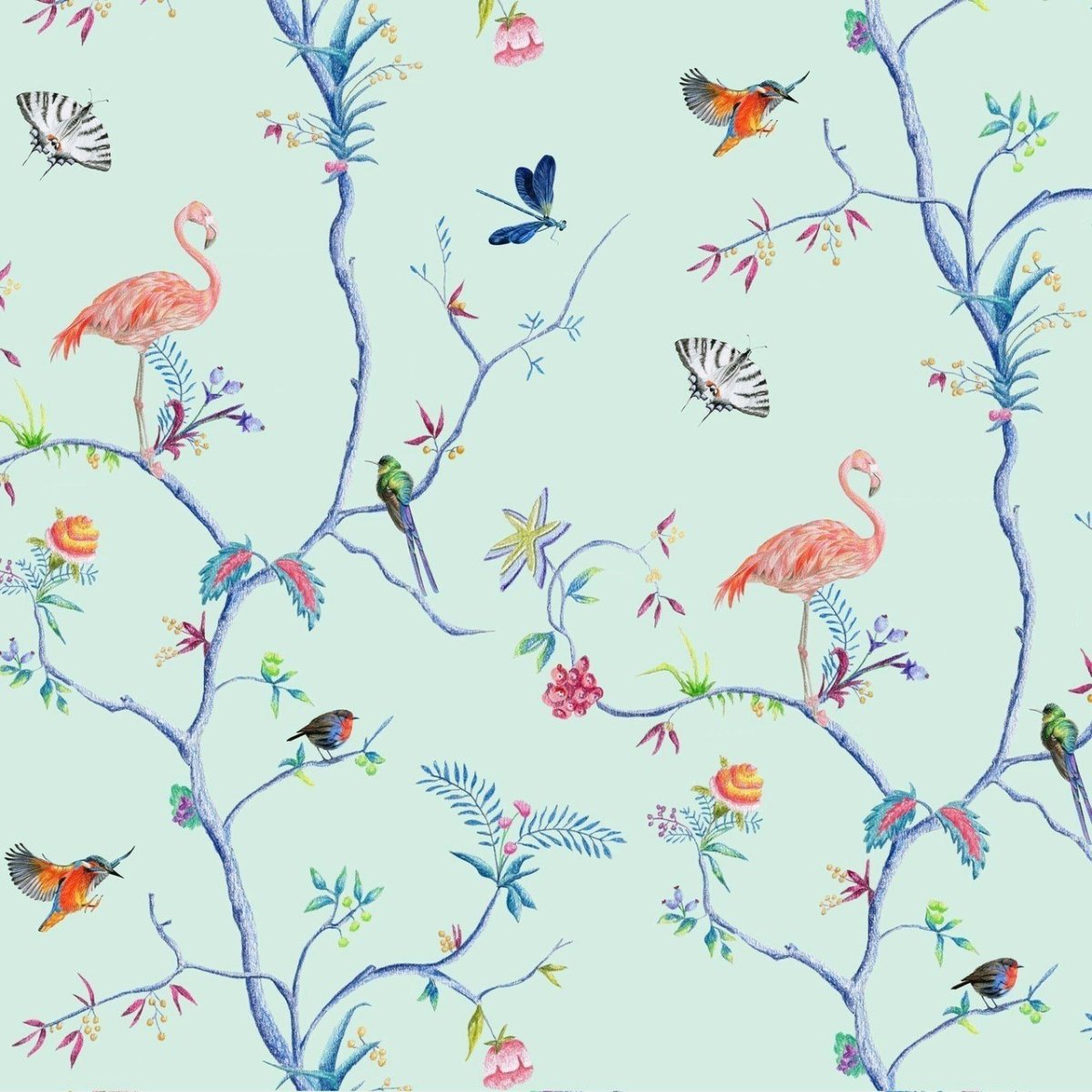 Принт птицы