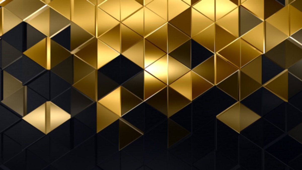 Фон черный с золотом