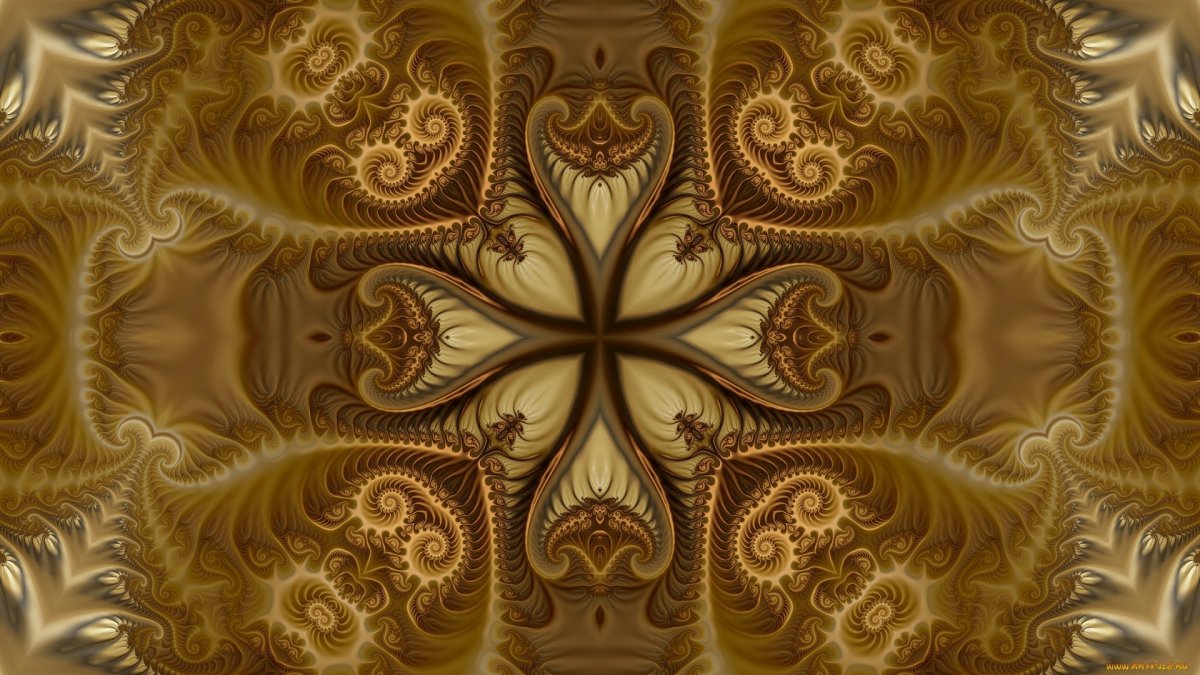 Золотые обои