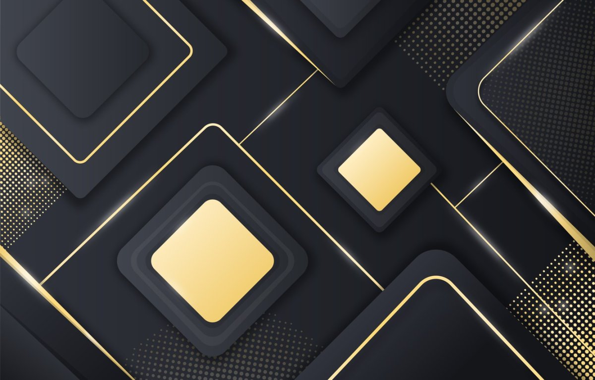 Золотой графический фон