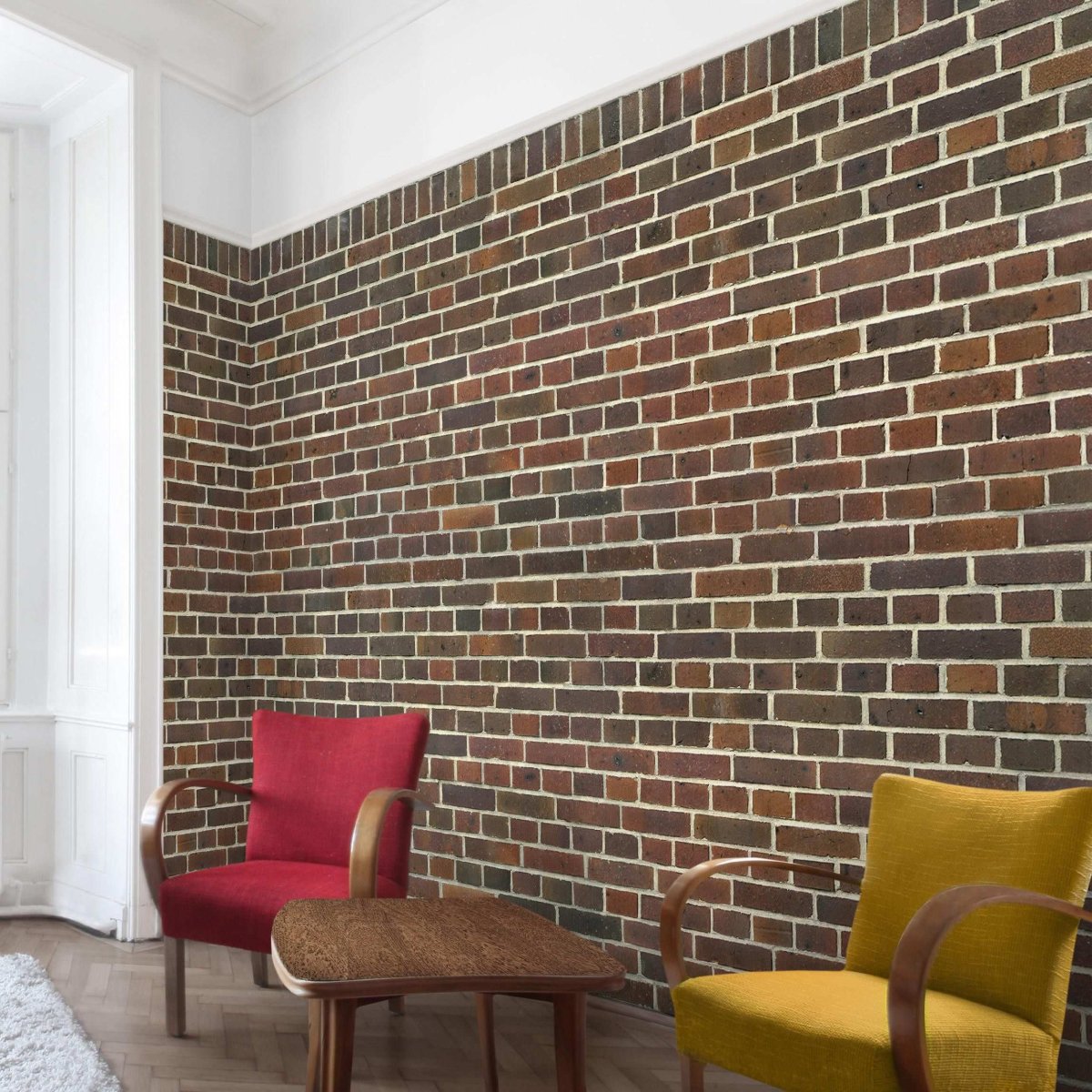 Обои в виде кирпича