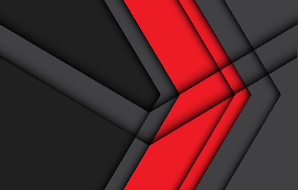 Красная абстракция Геометрическая