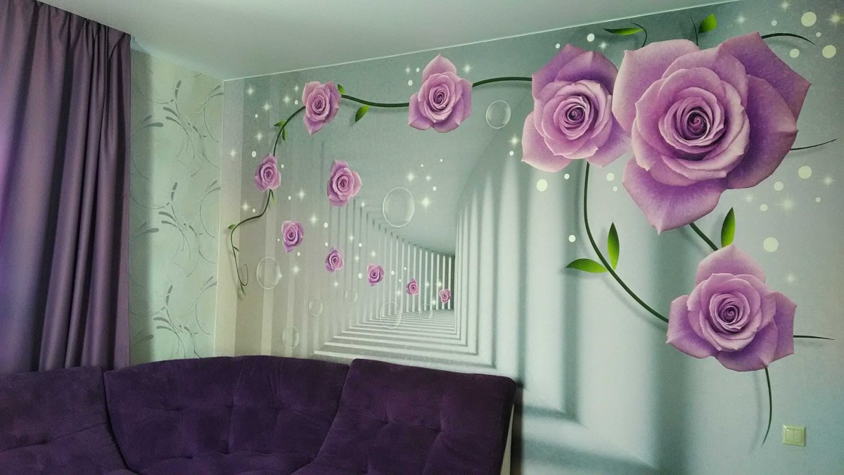 3д обои для стен