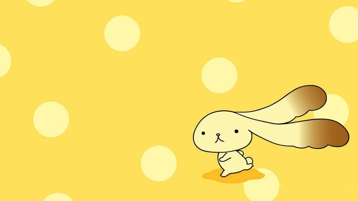 Милый фон с кроликами