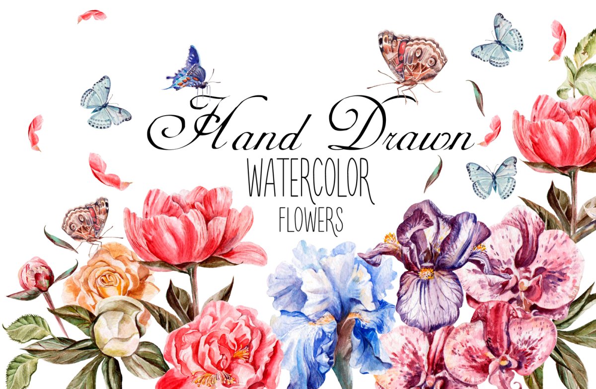 Flower shop Watercolor