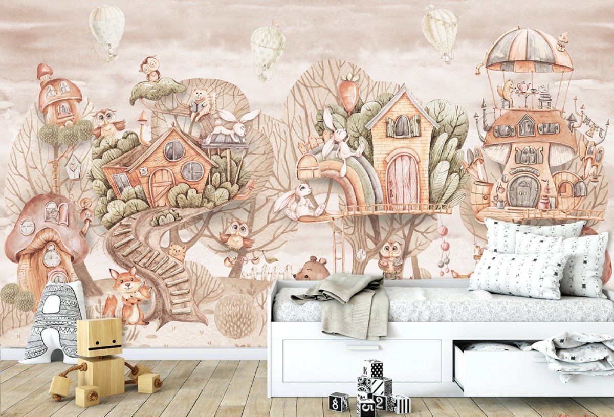 Фреска сказочный лес