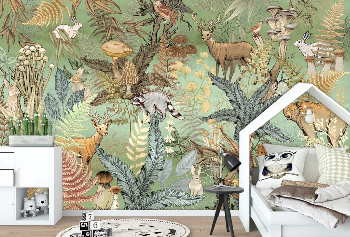 Фреска сказочный лес