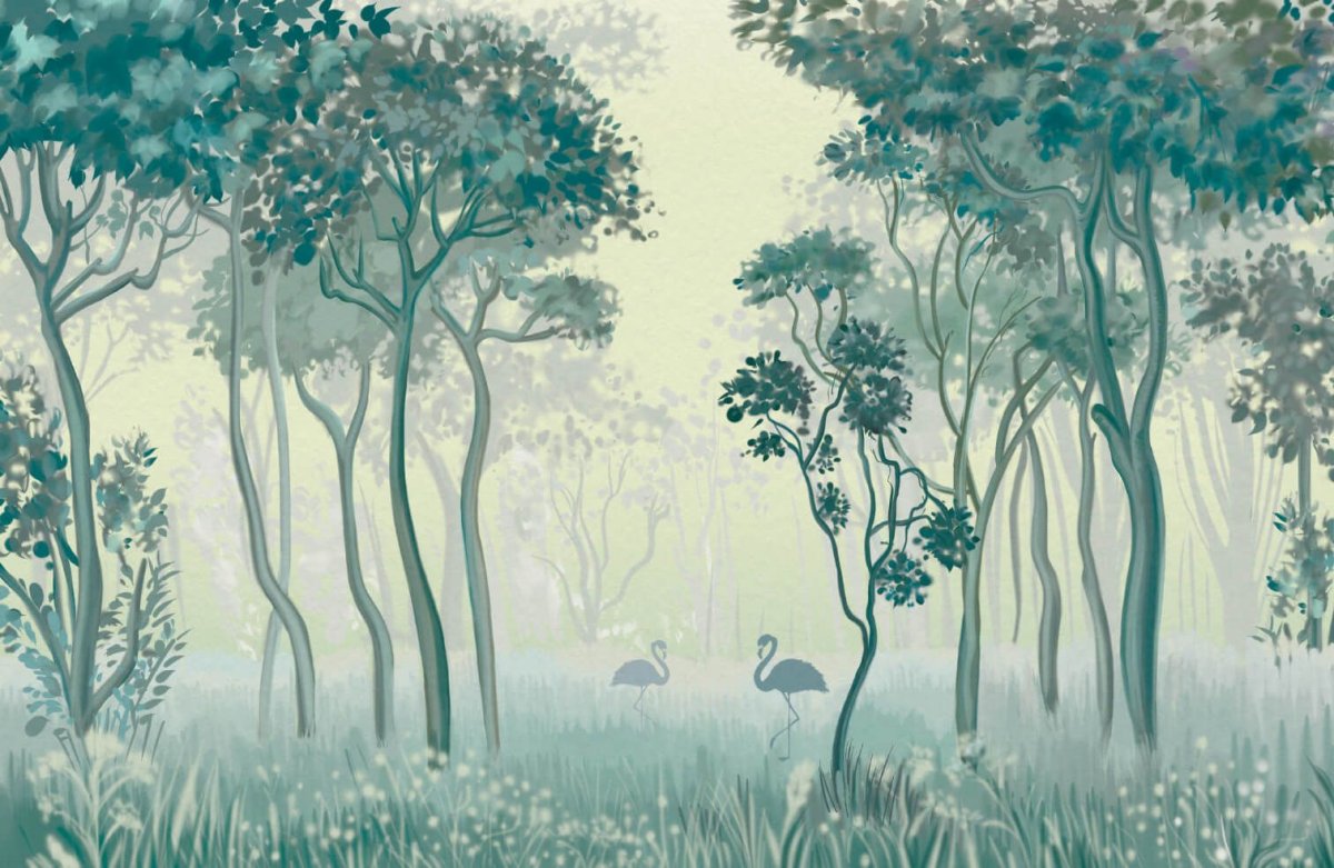 Фотообои сказочный лес