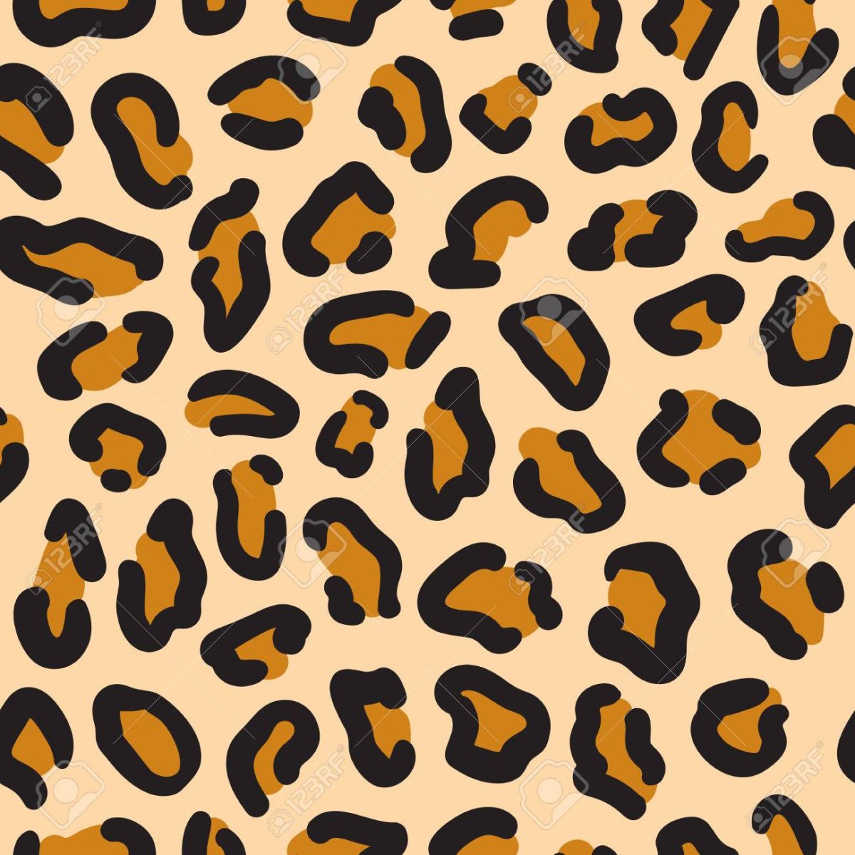 Леопардовые пятна принт вектор