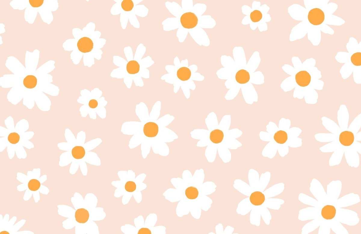 Background for Laptop aesthetic Spring Design Happy