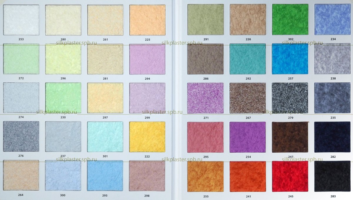Жидкие обои Силк Пластер