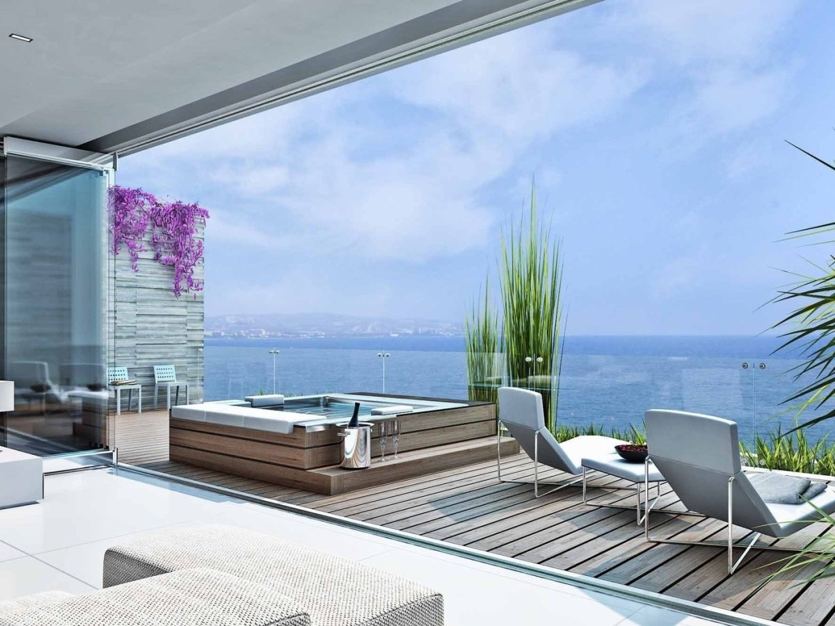 Вид на море с террасы