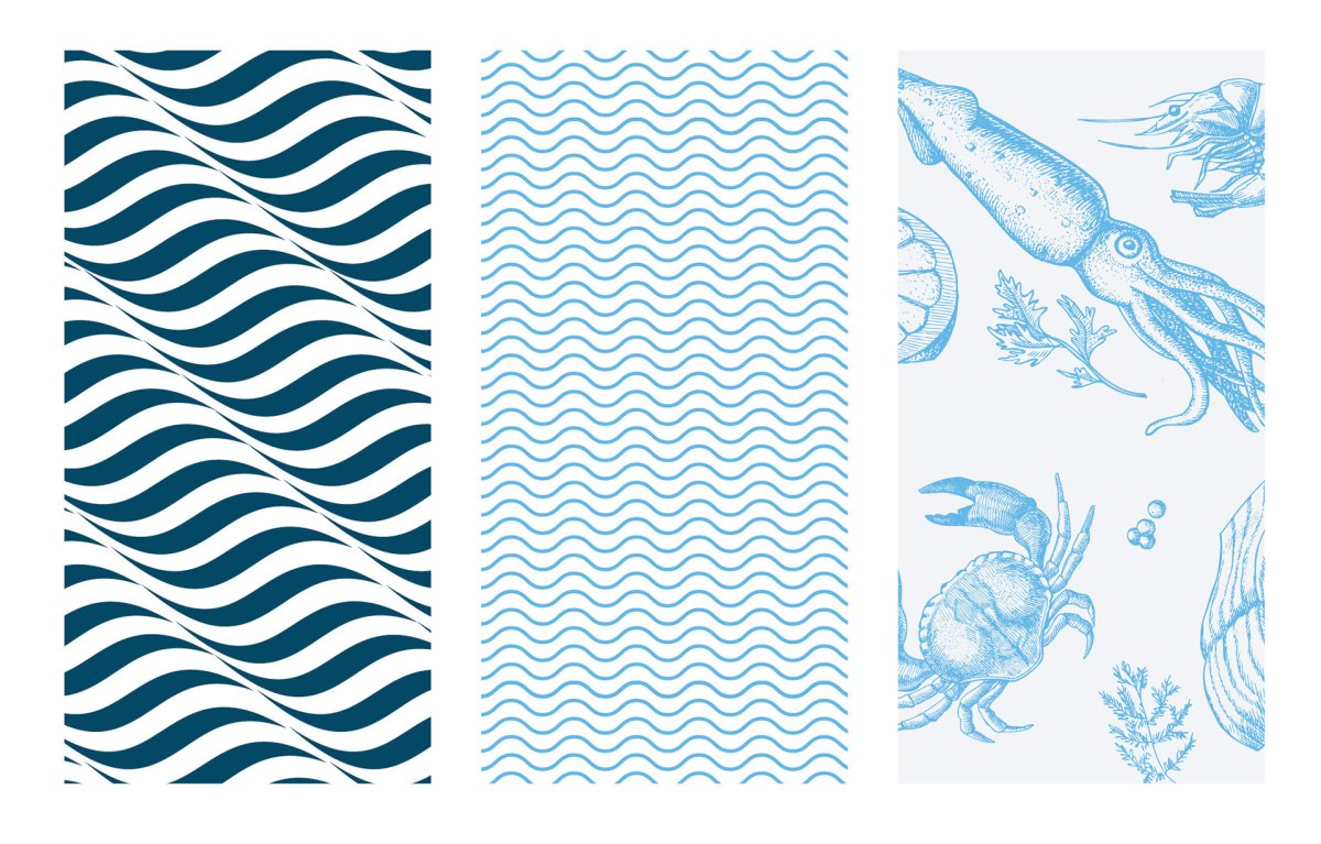 Паттерн в морском стиле