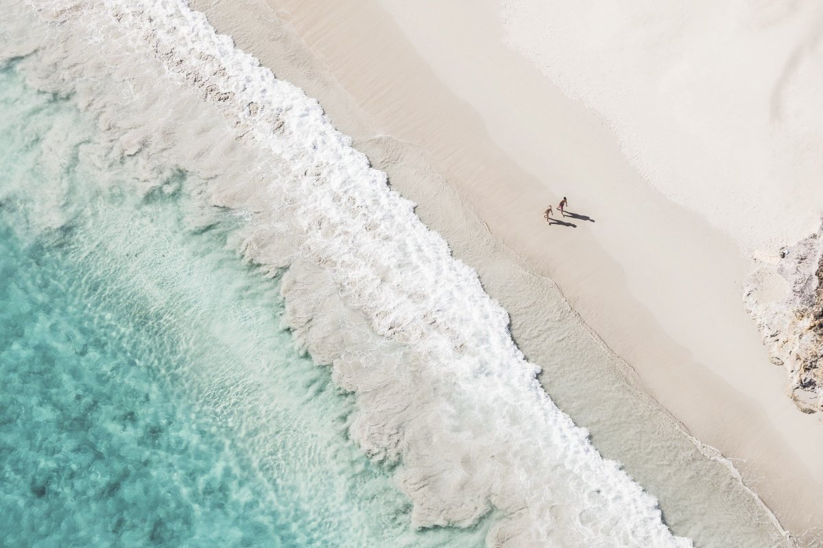 Море пляж сверху