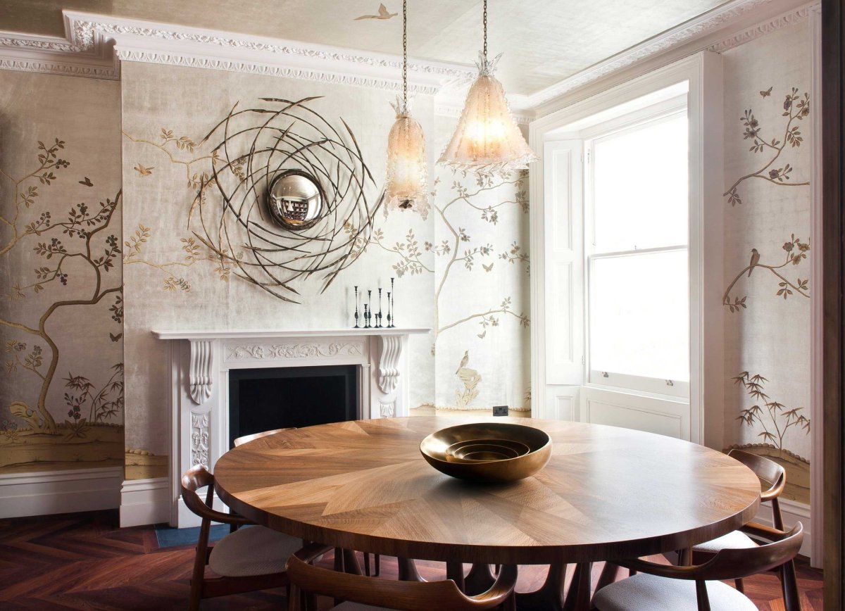 Интерьер гостиной в стиле Шинуазри