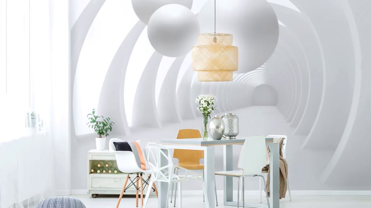 Абстрактные фотообои на кухню